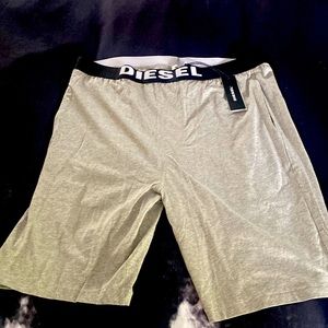 Diesel light grey shorts